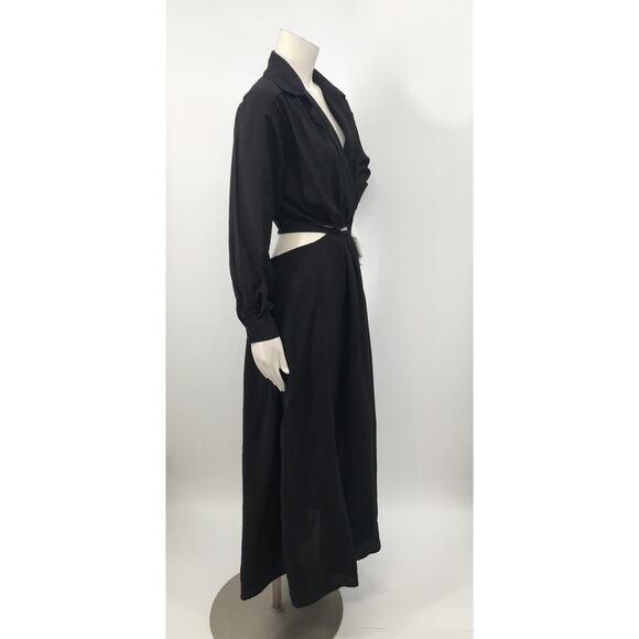 The Young Fabulous & Broke Black Open Back Maxi Dress Size Medium - Picture 5 of 14